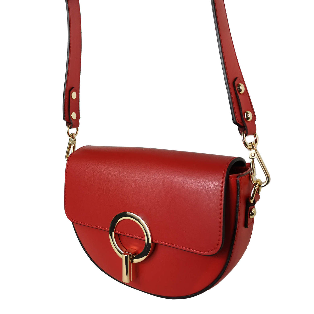 Genuine Leather Bag Made In Italy Lunetta Mamamilano