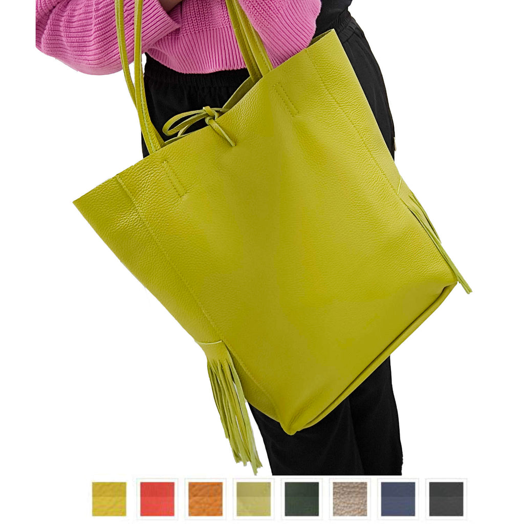 Borse Artigianali Negozio Borse Via Tortona Gloria Con Frange Laterali